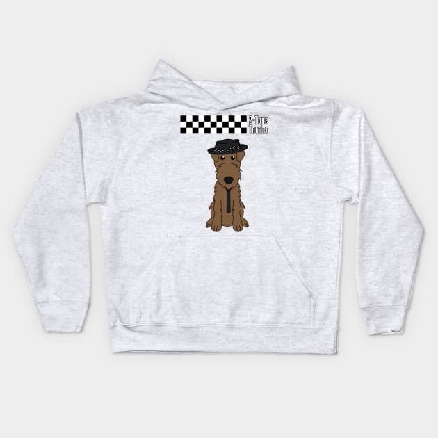 2-Tone Terrier Kids Hoodie by The Lemon Stationery & Gift Co